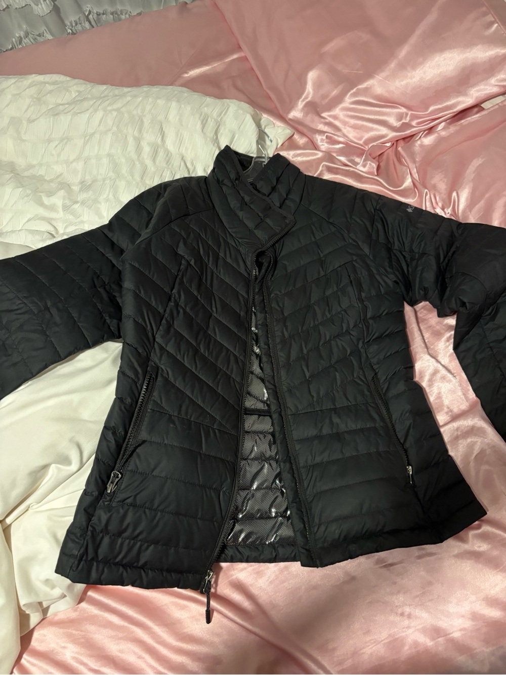 Columbia Black Quilted Women's Puffer Jacket